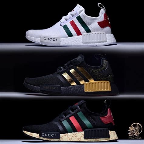 adidas gucci nmd fake vs real|are gucci shoes real real.